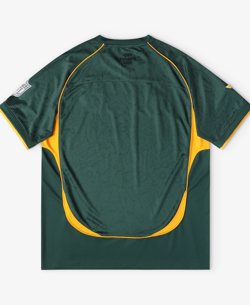Fanatics Men's Green Green Bay Packers Football x Football V-Neck Fan Top