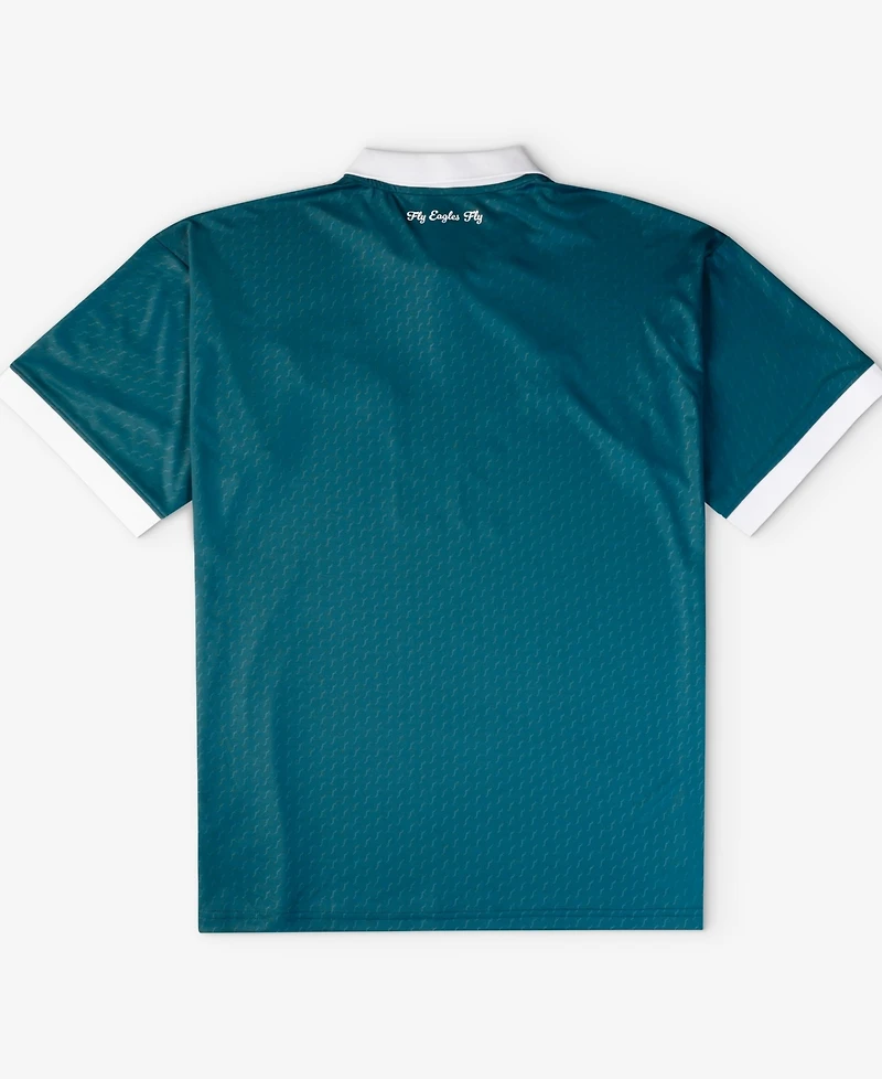 Fanatics Men's Midnight Green Philadelphia Eagles Football x Football Collared Fan Top