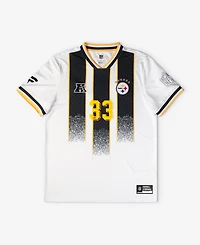 Fanatics Big Boys and Girls White Pittsburgh Steelers Football x Football V-Neck Fan Top