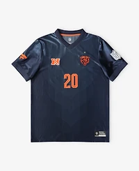 Fanatics Big Boys and Girls Navy Chicago Bears Football x V-Neck Fan Top