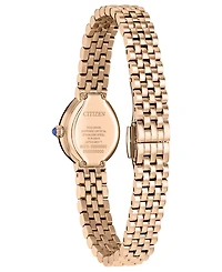 Citizen Women's Mini Rainell Rose Gold-Tone Stainless Steel Bracelet Watch 20mm