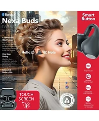 Rca Tune-48 True Wireless Earbuds with Touch Controls and Voice Assistant