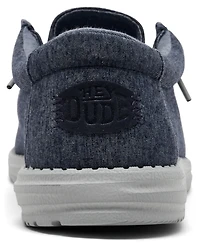 Hey Dude Men's Wally Stretch Jersey Slip-On Lifestyle Moccasin Loafers from Finish Line