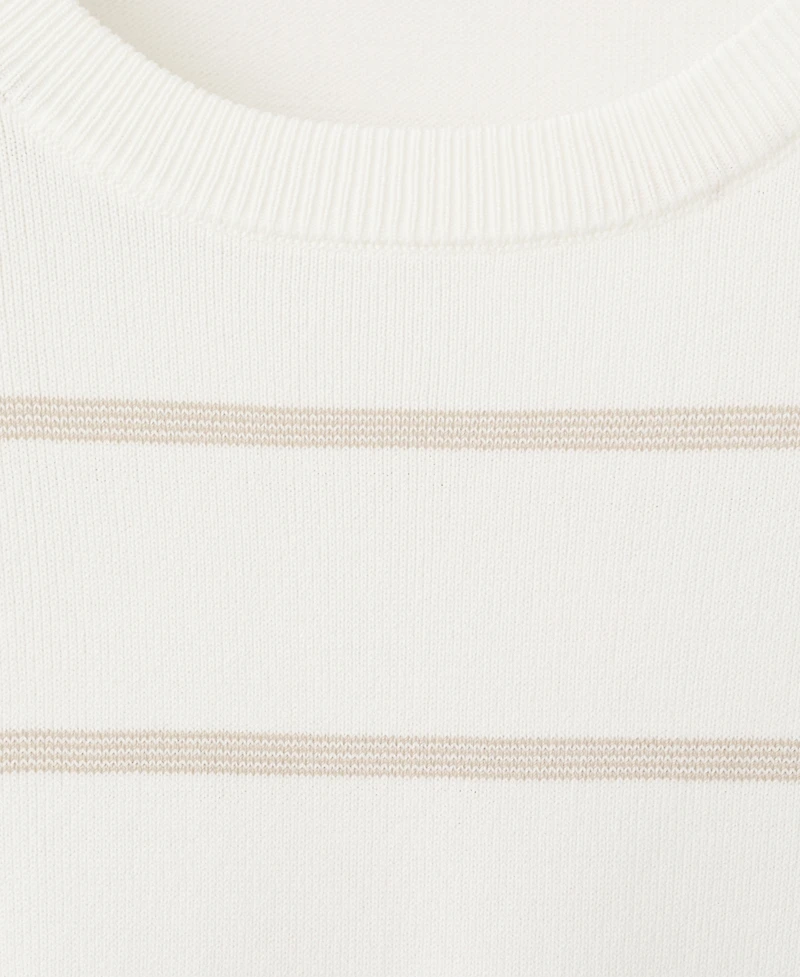 Mango Men's Striped Jersey T-Shirt