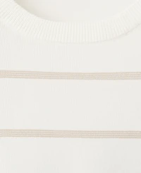 Mango Men's Striped Jersey T-Shirt