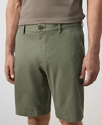 Mango Men's Slim-Fit Chino Cotton 10.12" Bermuda Shorts