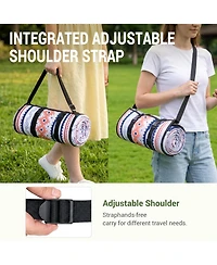 Piscifun Large Waterproof Sandproof 5 Layer Picnic Blanket Portable Foldable Outdoor Mat With Carry Strap