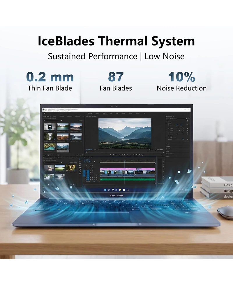 Asus Vivobook 15.6" Traditional Laptop Intel Core i9 16GB Ram Intel Uhd Graphics 2TB Ssd Storage Windows 11 Home 60Hz