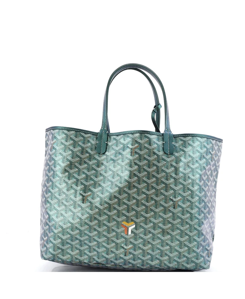 Pre-Owned Goyard Pm Saint Louis Tote Iridescent Coated Canvas
