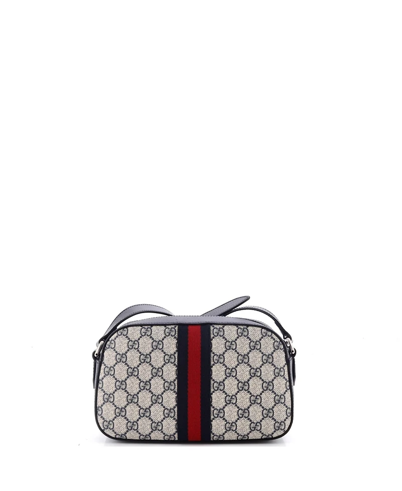 Pre-Owned Gucci Small Ophidia Camera Shoulder Bag Gg Coated Canvas with Leather
