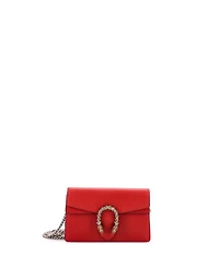 Pre-Owned Gucci Super Mini Dionysus Bag Leather