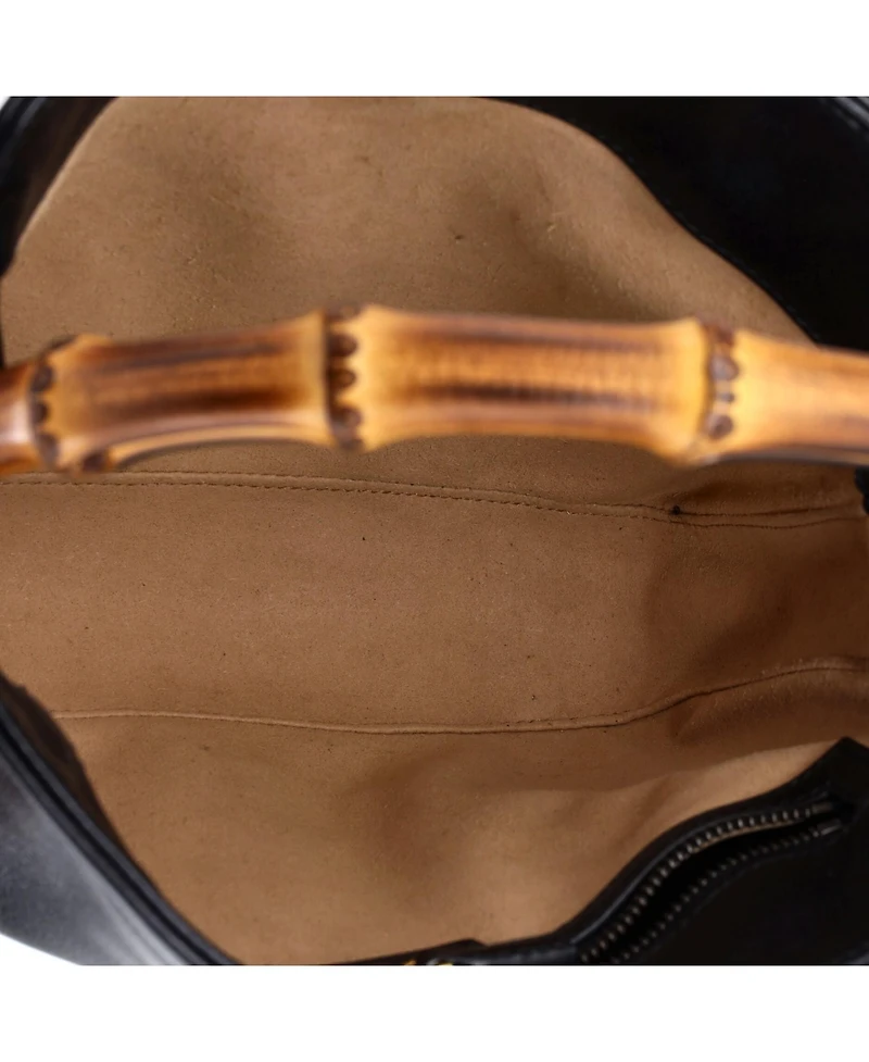 Pre-Owned Gucci Small Diana Nm Bamboo Shoulder Bag Leather