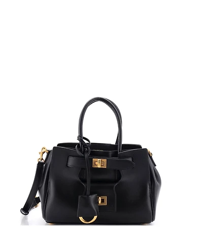 Pre-Owned Balenciaga Mini Bel Air Carry All Bag Leather