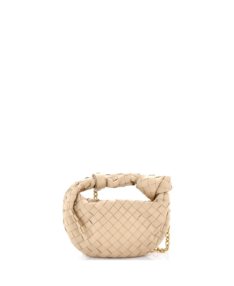 Pre-Owned Bottega Veneta Mini Bv Jodie Chain Hobo Intrecciato Nappa