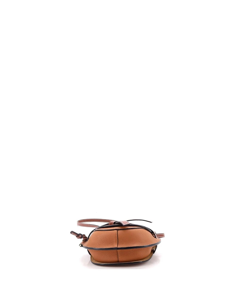 Pre-Owned Loewe Mini Gate Shoulder Bag Leather