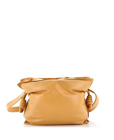 Pre-Owned Loewe Small Puffer Flamenco Knot Clutch Leather