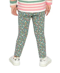 Deux par Baby Girls Cotton Leggings Floral Print
