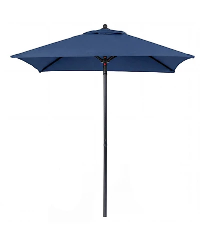 Gouun 5 Ft Patio Square Market Table Umbrella with 4 Sturdy Ribs
