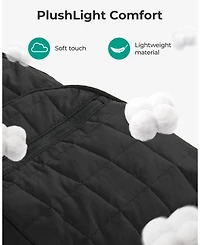 Piscifun Quilted Casual Travel Daypack Water Resistant Laptop Backpack for College Work