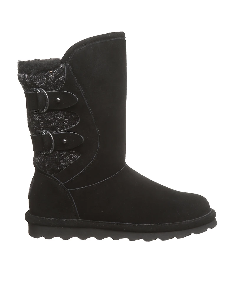 Bearpaw Women's Jenni Knit Back Accent Mid Calf Boots