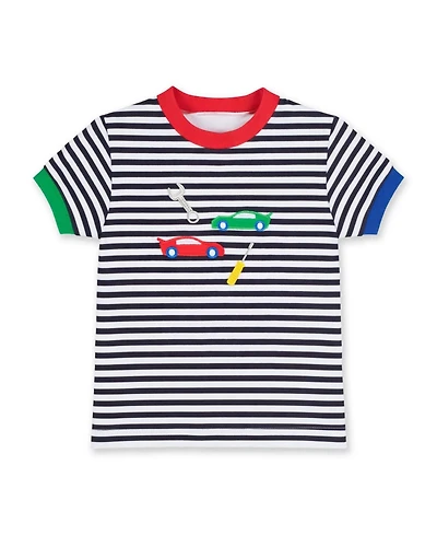 Florence Eiseman Baby Boy (12M-24M) Stripe Knit T-Shirt With Cars and Tools