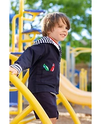 Florence Eiseman Baby Boy (12M-24M) Reversible Jacket With Cars and Tools