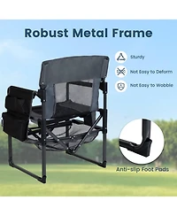 Hongge 2-Pack Heavy Duty Camping Chairs with Bottle Opener