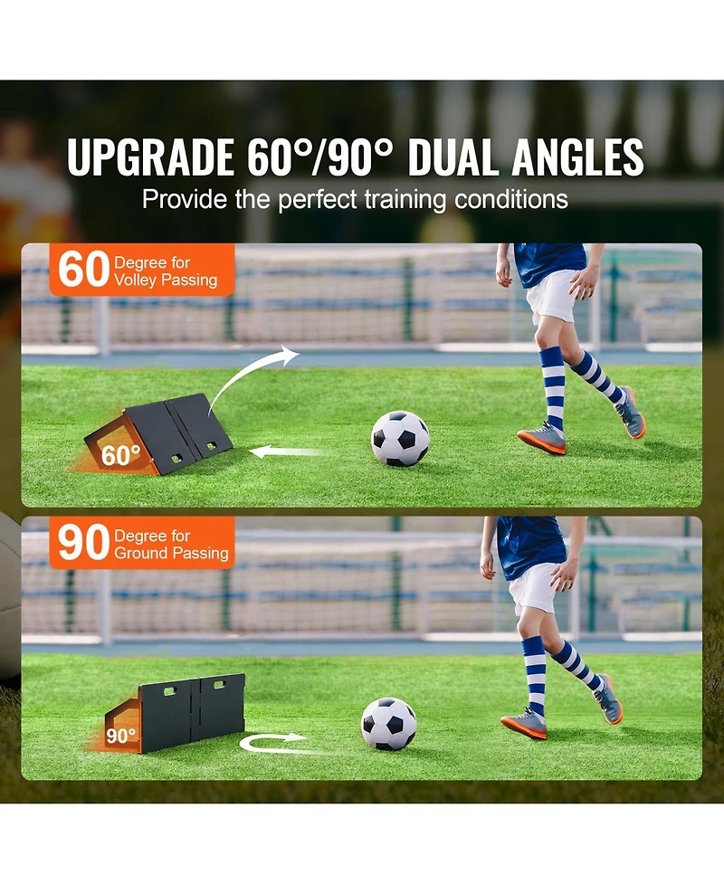 Hongge 45 x 13 in Hdpe Soccer Rebounder Board with Laser Target