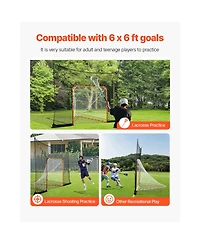Hongge 12 x 9 ft Lacrosse and Hockey Goal Backstop Net Only