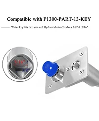 Xdovet Water Key Spigot Hydrant Faucet Sillcock Tool