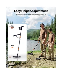 Hongge 12-Inch Search Coil Metal Detector for Gold Treasure Hunting