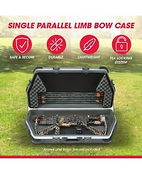 Skb Cases 4119 Hard Exterior Waterproof Ata Single Parallel Limb Bow Case