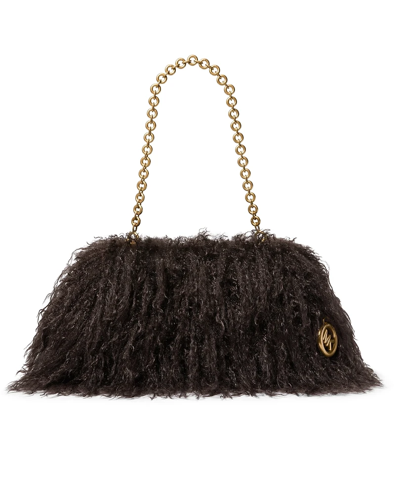 Michael Kors Goldie Large Cloud Frame Clutch Handbag