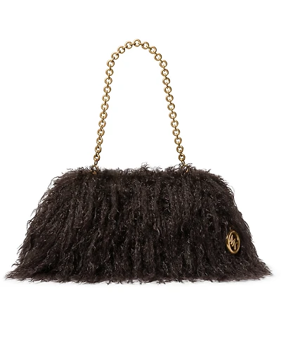 Michael Kors Goldie Large Cloud Frame Clutch Handbag