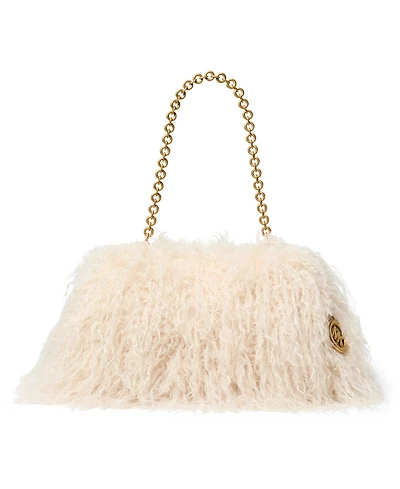 Michael Michael Kors Goldie Large Cloud Frame Clutch Handbag