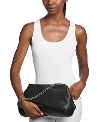 Michael Michael Kors Goldie Large Cloud Frame Clutch Handbag