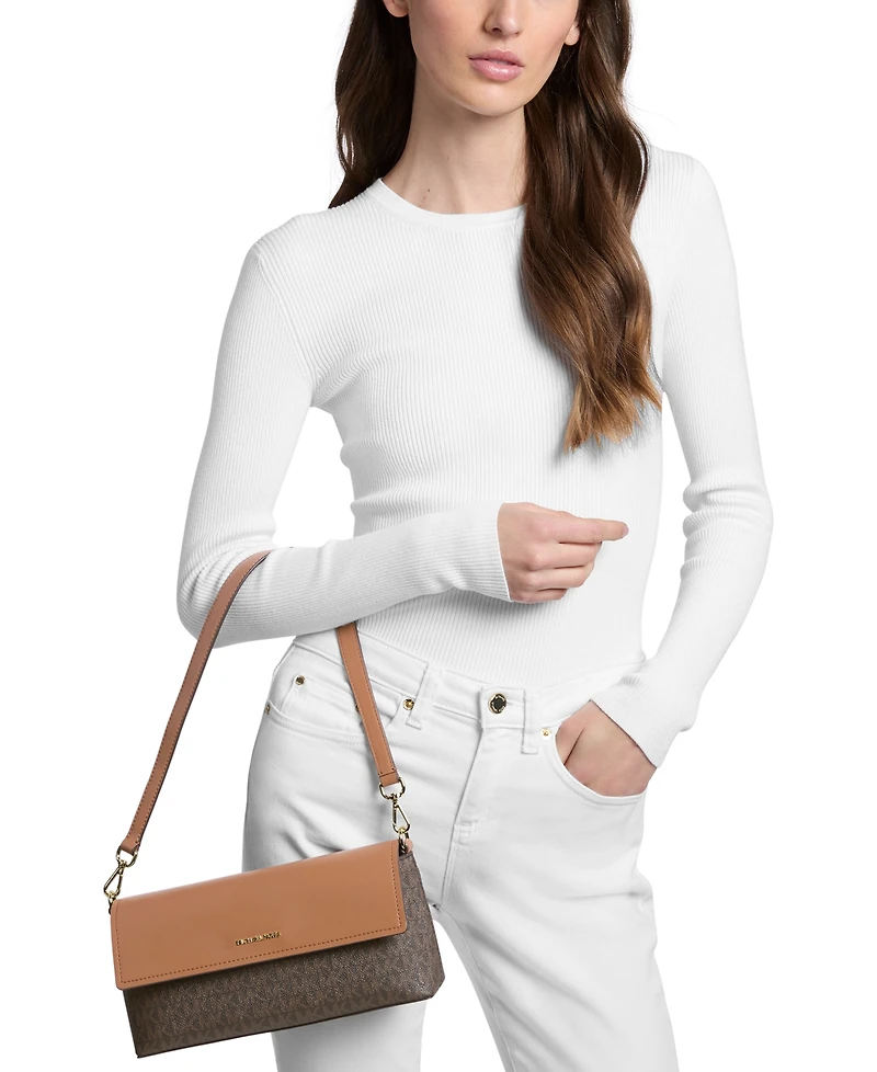 Michael Kors Nabela Small Convertible Pouchette Crossbody Handbag