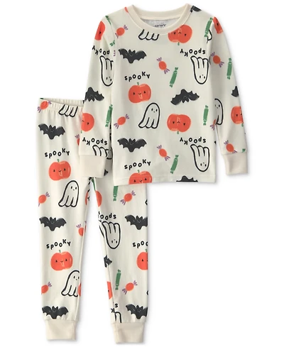 Carter's Toddler Boys' and Girls' 2T-5T Halloween Snug-Fit Pajama, 2-Piece Set