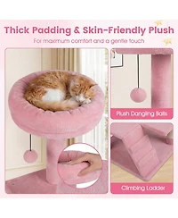 Sugift 52 in Tall Cat Tree Tower for Indoor Cats