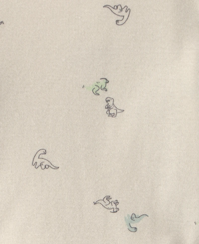Carter's Baby Boys' Dinosaur Print Long-Sleeve T-Shirt and Overall, 2-Piece Set