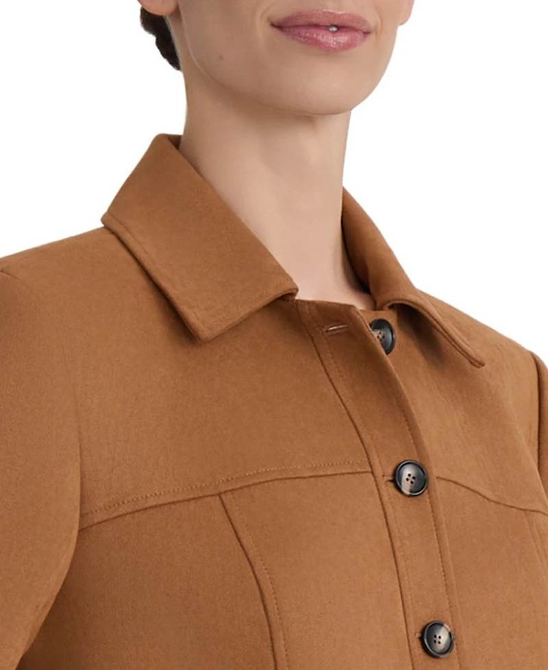 Jones New York Women's Long-Sleeve Suede Jacket