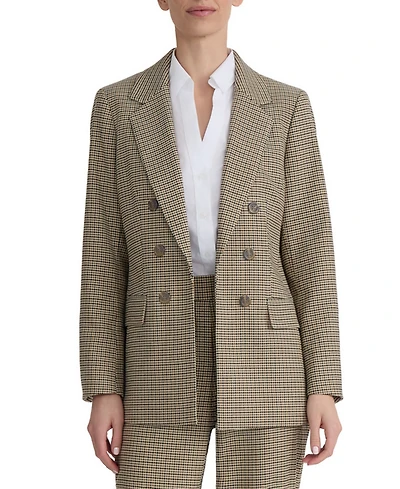 Jones New York Women's Mini-Houndstooth Faux Double-Breasted Jacket