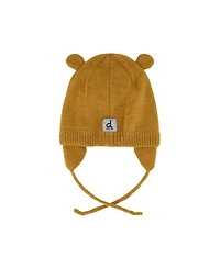 Deux par Deux Toddler Unisex (2-3) Bear Winter Knit Hat