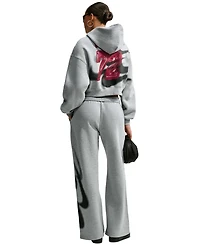 Nike Studio Women's Fleece Cropped Oversized Pull-On Hoodie