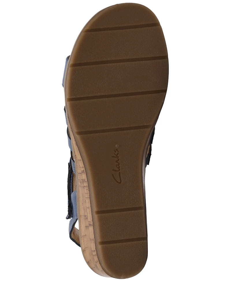 Clarks Women's Kacha Step Wedge Sandals