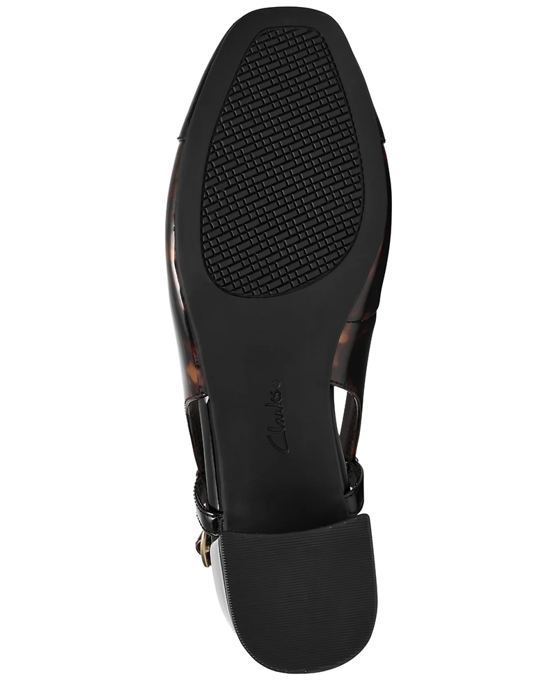 Clarks Women's Iridessa Buckle Block Heel Pumps