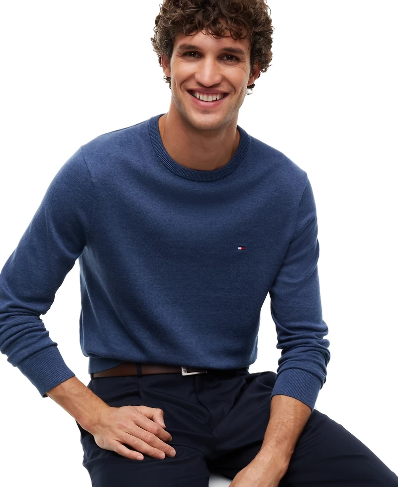 Tommy Hilfiger Men's Essential Cotton Crewneck Sweater
