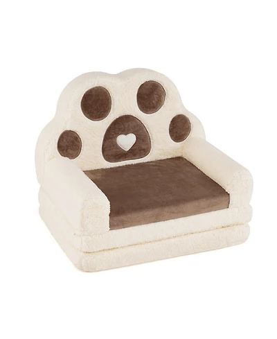 Sugift 2-in-1 Convertible Kids Sofa Lounger with Removable Cover