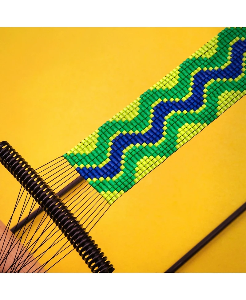 John Bead Light-Weight Metal Bead Loom Kit for Jewelry Making Bead Weaving