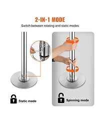 Hongge 45mm Stainless Steel Spinning Static Dancing Pole Kit